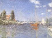 Claude Monet The Red Boats Argenteuil (mk09) oil painting picture wholesale